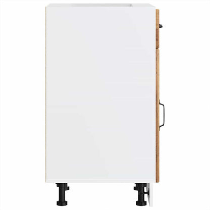 Küchen-Unterschrank Lucca Altholz-Optik Holzwerkstoff