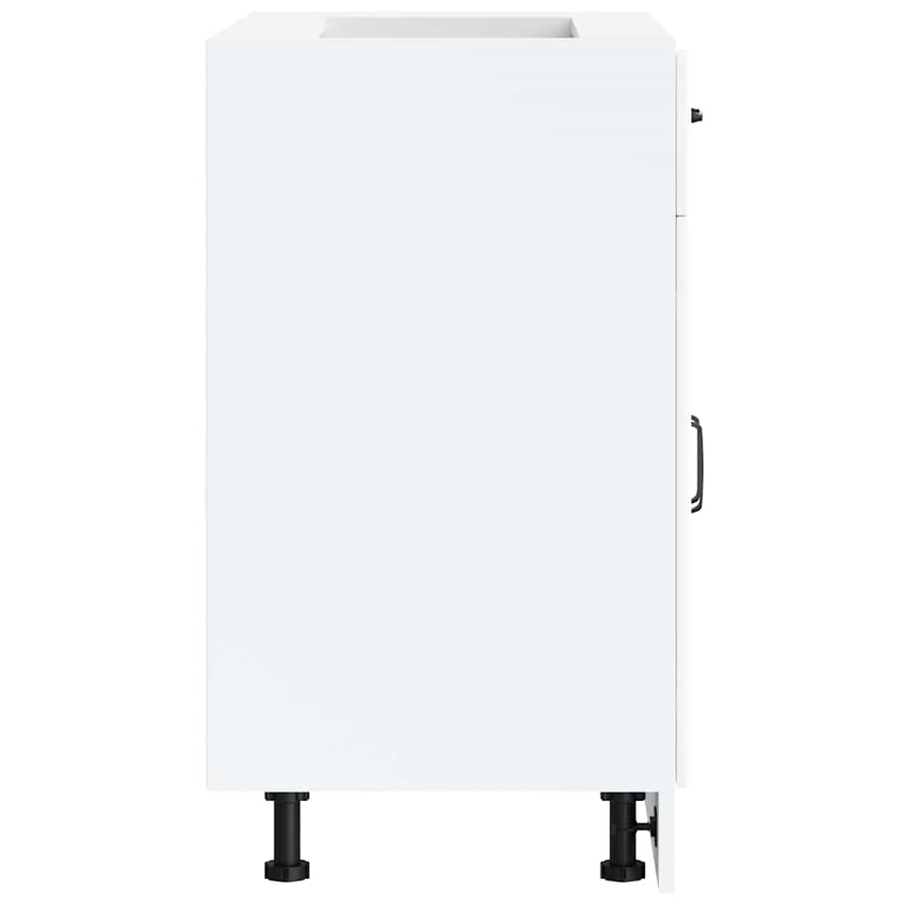 Küchen-Unterschrank Lucca Weiß Holzwerkstoff