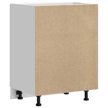 Küchen-Unterschrank Lucca Hochglanz-Weiß Holzwerkstoff