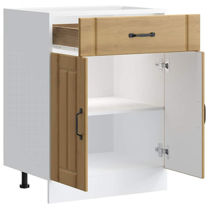 Küchen-Unterschrank Lucca Artisan-Eiche Holzwerkstoff