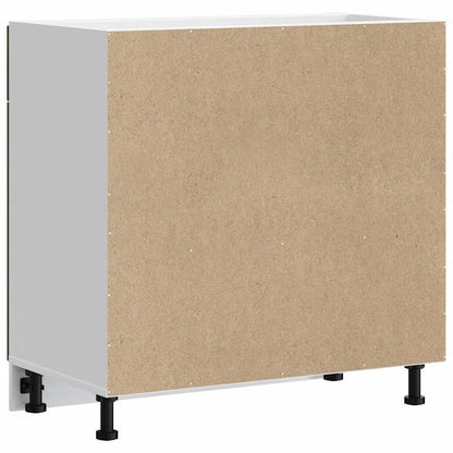 Küchen-Unterschrank Lucca Braun Eichen-Optik Holzwerkstoff