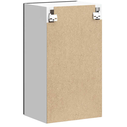 Küchen-Hängeschrank Lucca Schwarz Holzwerkstoff