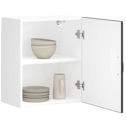 Küchen-Hängeschrank Lucca Schwarz Holzwerkstoff