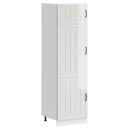 Küchenschrank Lucca Hochglanz-Weiß Holzwerkstoff