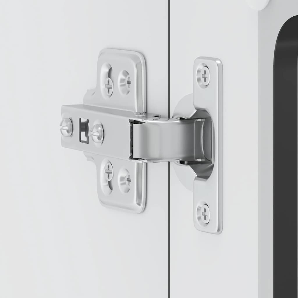 Küchen-Hängeschrank mit Glastür Lucca Schwarz Holzwerkstoff