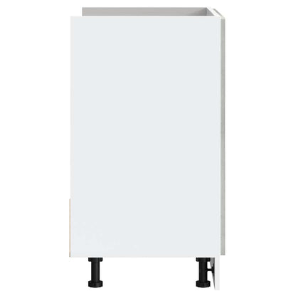 Spülenunterschrank Porto Betongrau 80x46x81,5 cm Holzwerkstoff