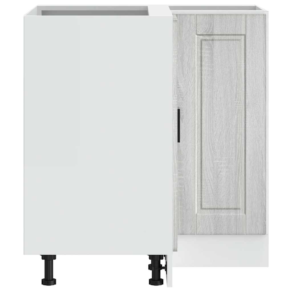 Küchen-Eckunterschrank Porto Grau Sonoma Holzwerkstoff