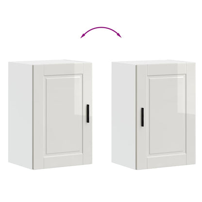 Küchen-Hängeschrank Porto Hochglanz-Weiß Holzwerkstoff