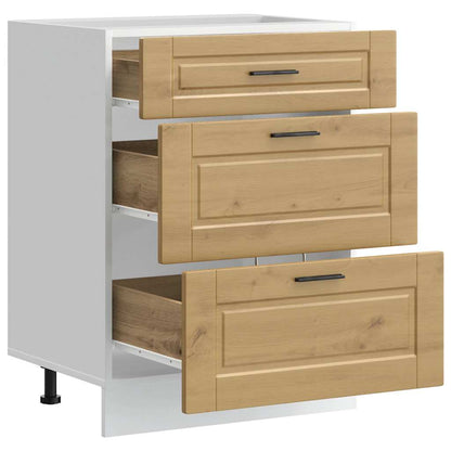 Küchenunterschrank Porto Artisan-Eiche Holzwerkstoff