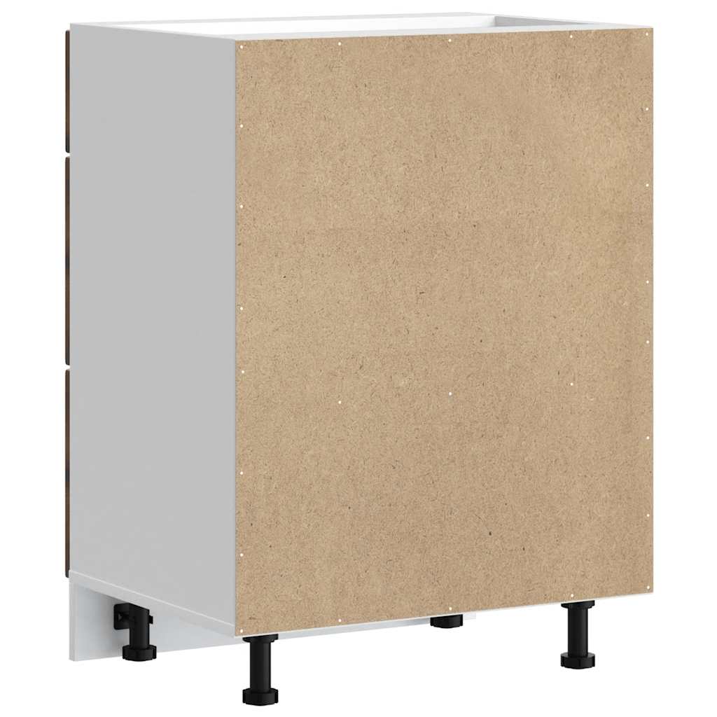 Küchenunterschrank Kalmar Räuchereiche Holzwerkstoff