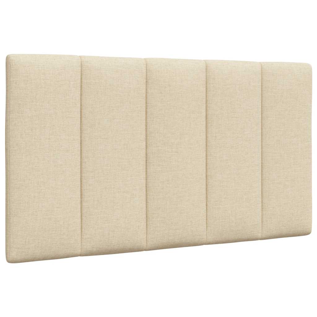 Bettgestell ohne Matratze "Hanko" Creme 80x200 cm Stoff