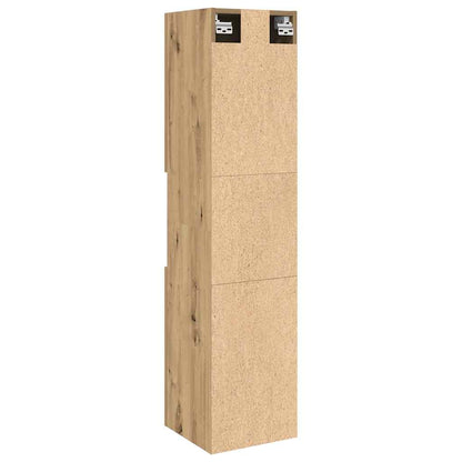 Bad-Hängeschrank Artisan-Eiche 30x30x130 cm Holzwerkstoff