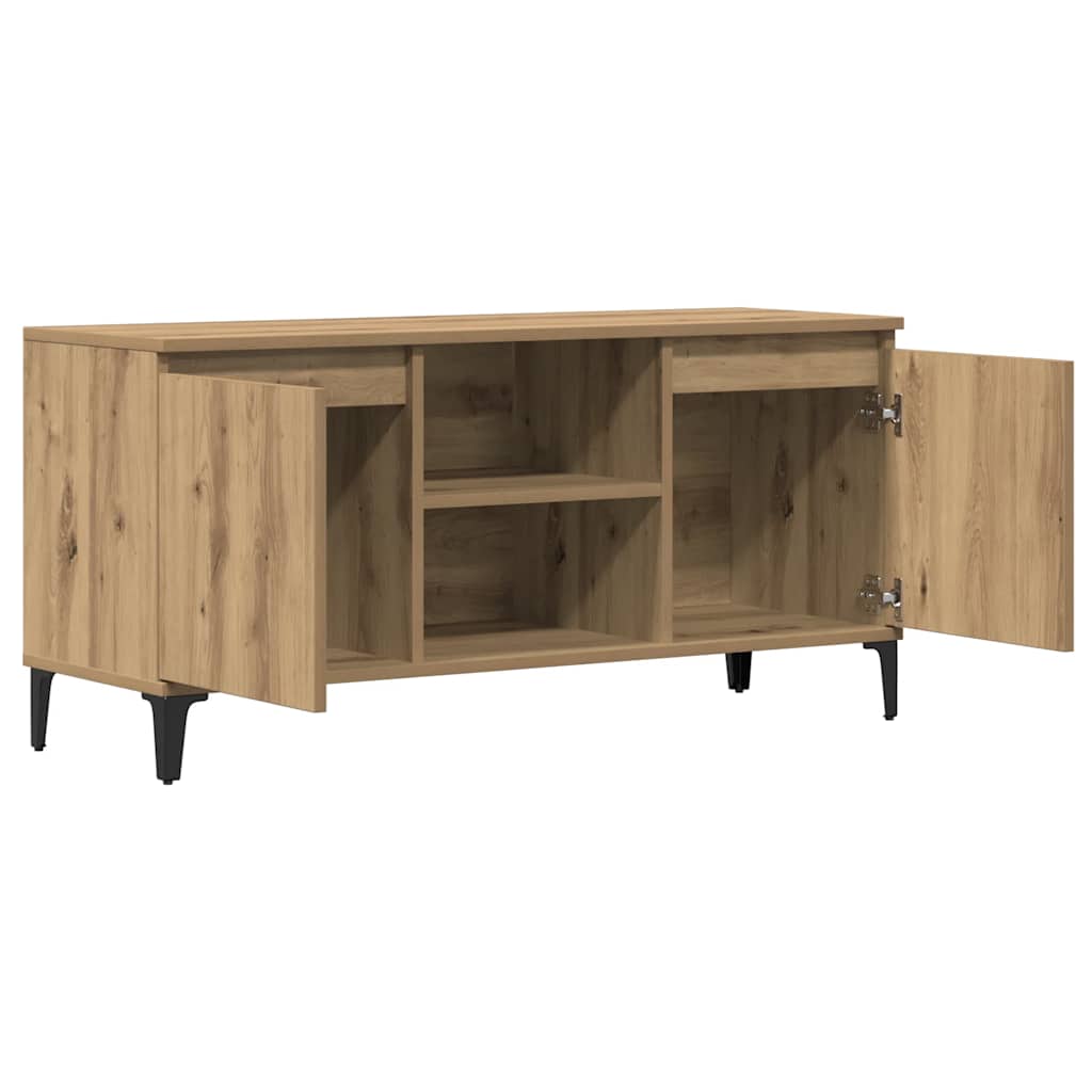 TV-Schrank Artisan-Eiche 102x35x50 cm Holzwerkstoff