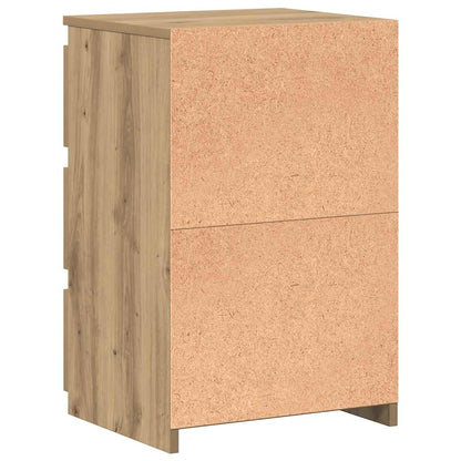 Nachttische 2 Stk. Artisan-Eiche 40x35x62,5 cm Holzwerkstoff