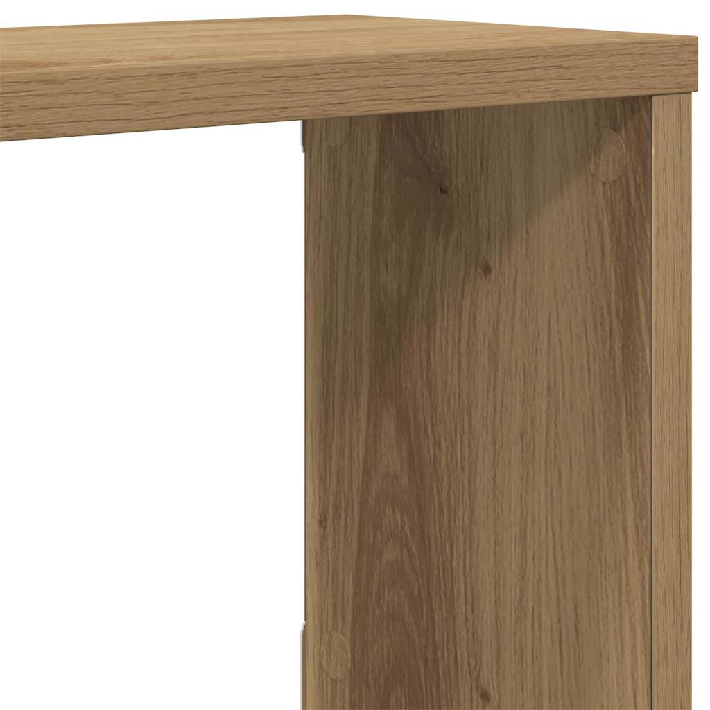 Würfel-Wandregale 2 Stk. Artisan-Eiche 100x15x30 Holzwerkstoff