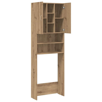 Waschmaschinenschrank Artisan-Eiche 64x25,5x190 cm
