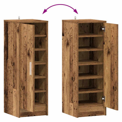Schuhschrank Artisan-Eiche 32x35x92 cm Holzwerkstoff