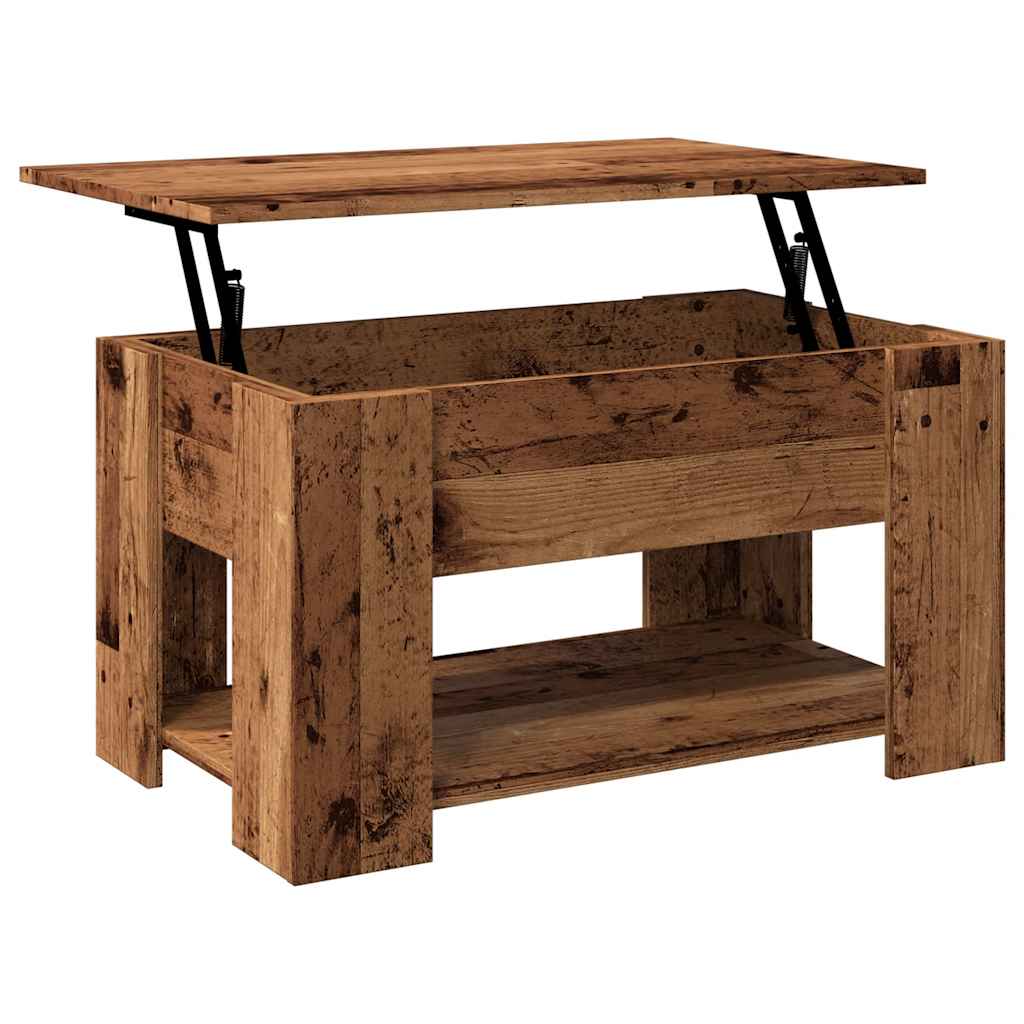 Couchtisch Altholz-Optik 79x49x41 cm Holzwerkstoff