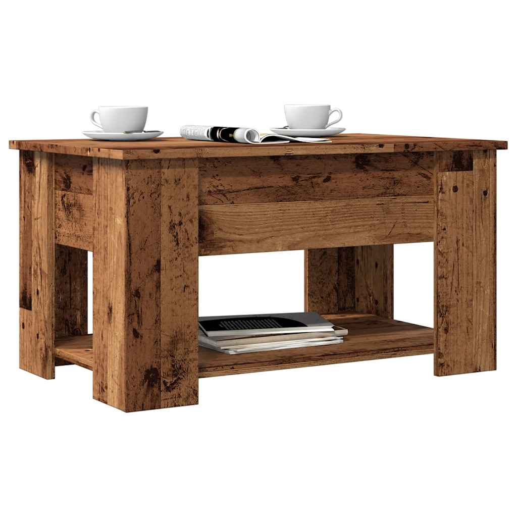 Couchtisch Altholz-Optik 79x49x41 cm Holzwerkstoff