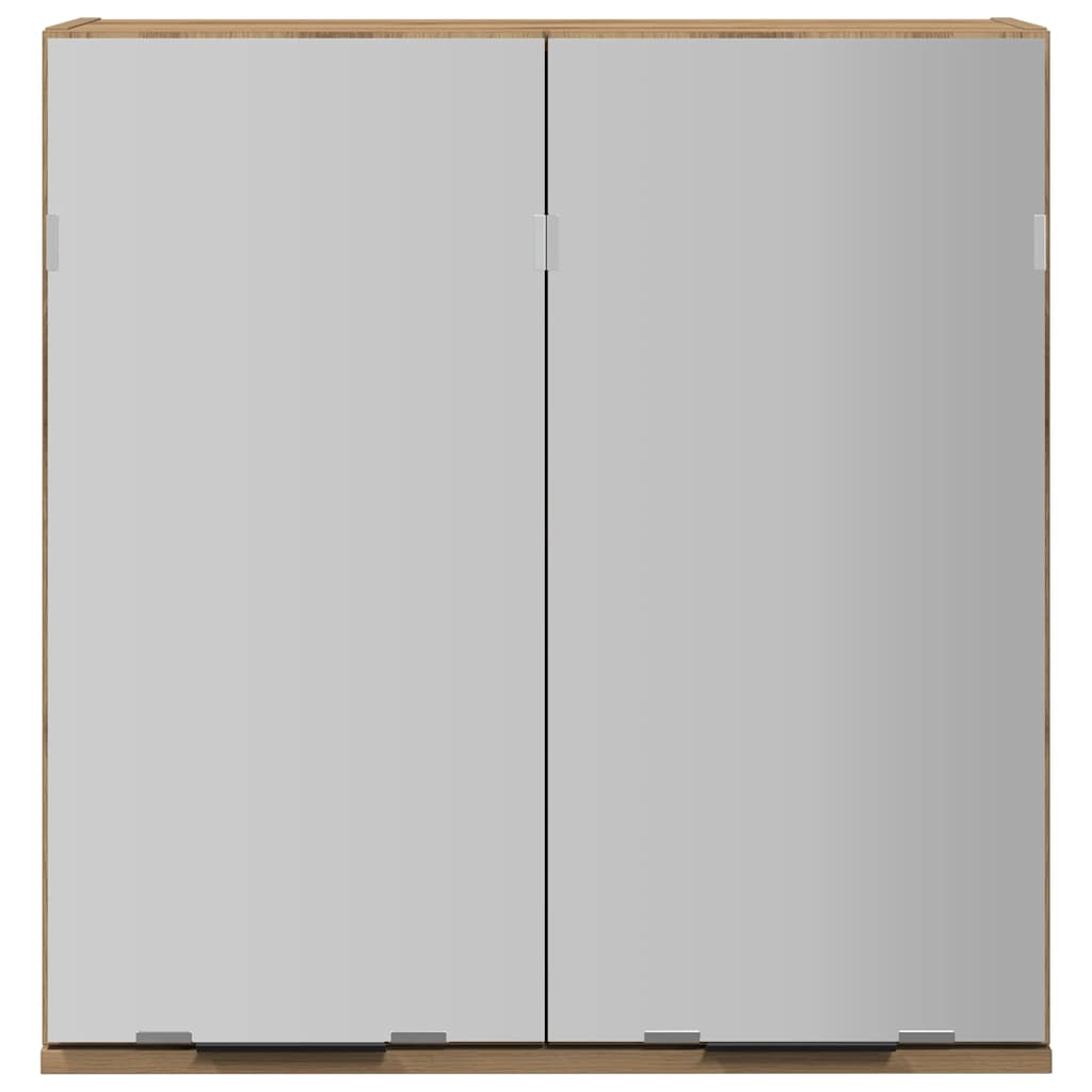 Bad-Spiegelschrank Artisan-Eiche 64x20x66,5 cm Holzwerkstoff