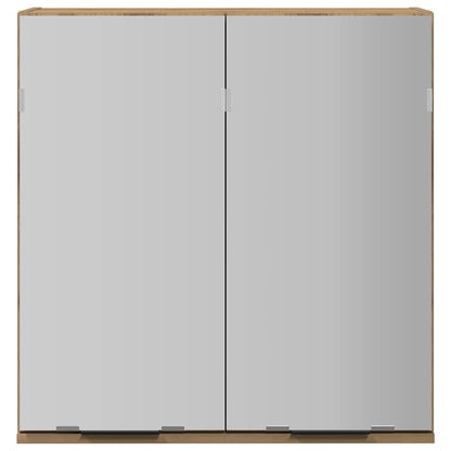 Bad-Spiegelschrank Artisan-Eiche 64x20x66,5 cm Holzwerkstoff