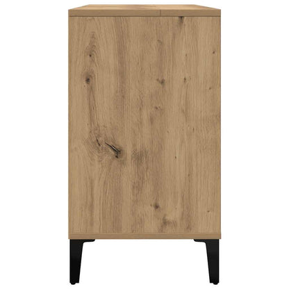 Waschbeckenunterschrank Artisan-Eiche 80x33x60 cm Holzwerkstoff