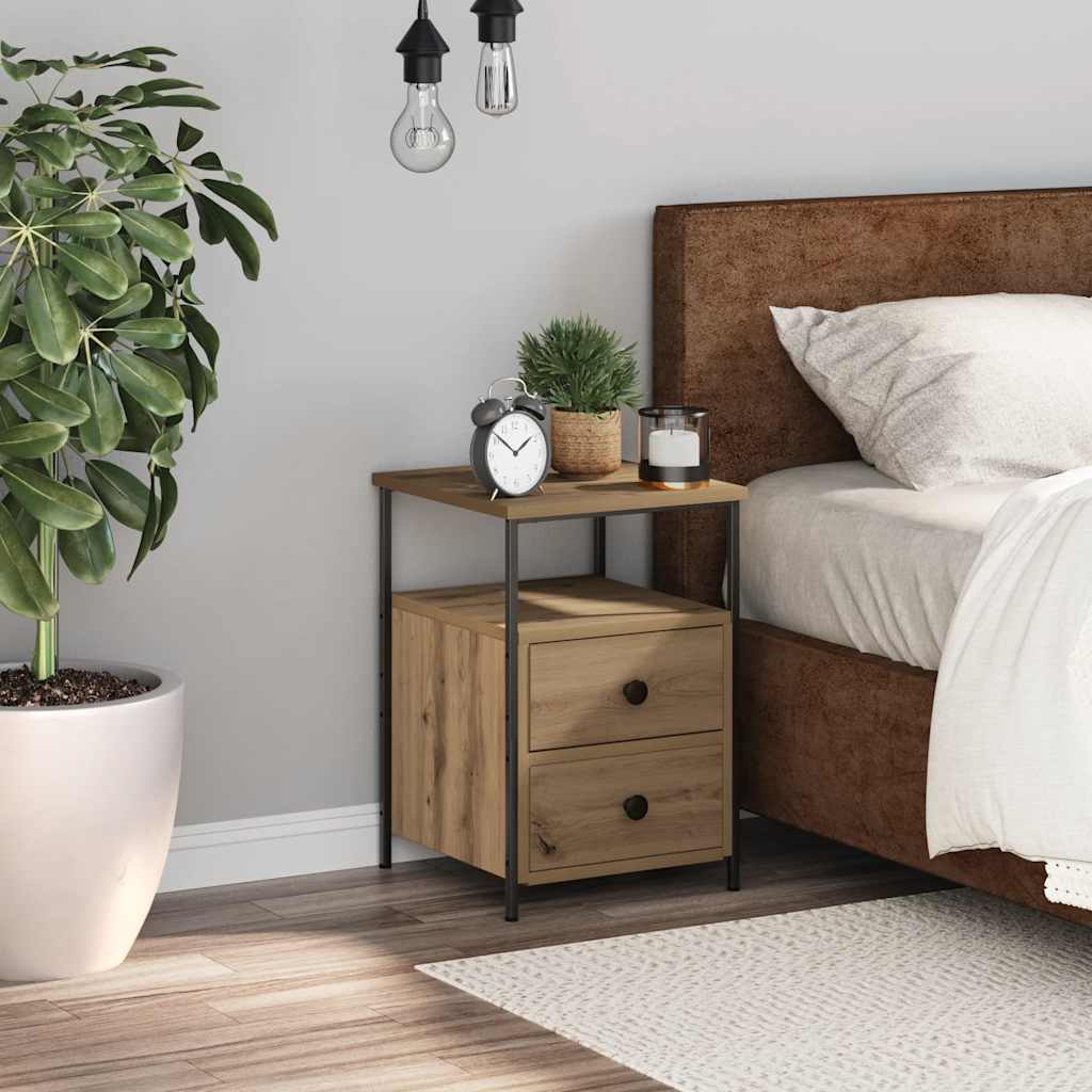 Nachttisch Artisan-Eiche 34x35,5x50 cm Holzwerkstoff