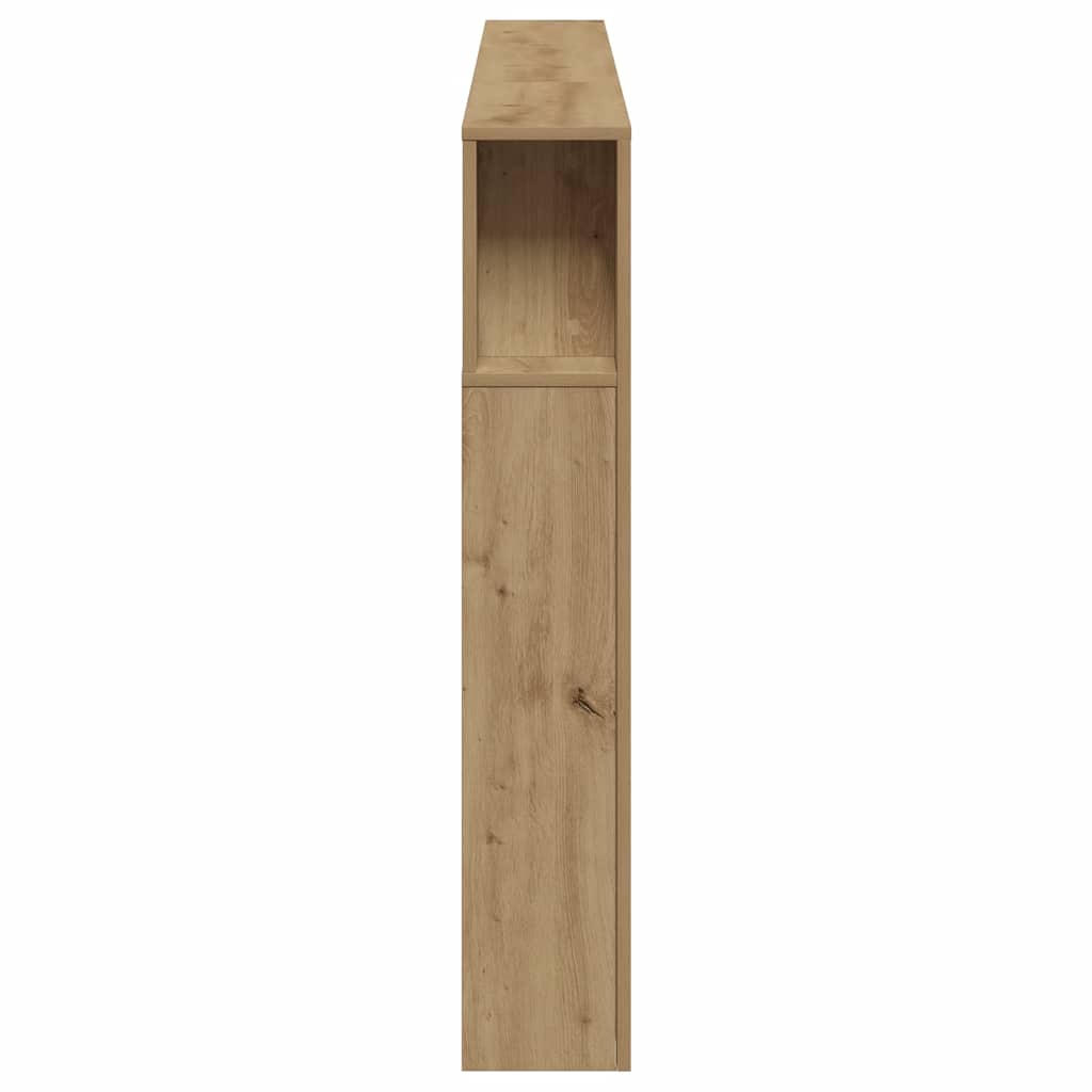 LED-Kopfteil Artisan-Eiche 220x18,5x103,5 cm Holzwerkstoff
