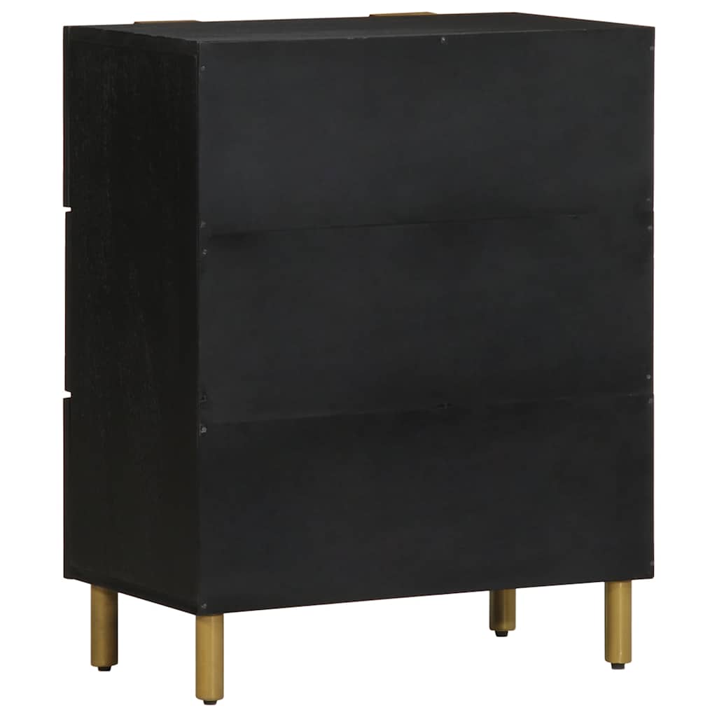 Sideboard Schwarz 60x33x75 cm Holzwerkstoff