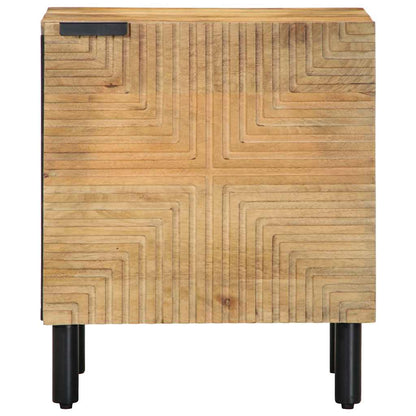 Nachttische 2 Stk. Braun 40x33x46 cm Massivholz Mango