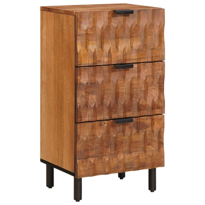 Sideboard mit Speicher Akazienbraune Oberfläche 40 x 33 x 75 cm