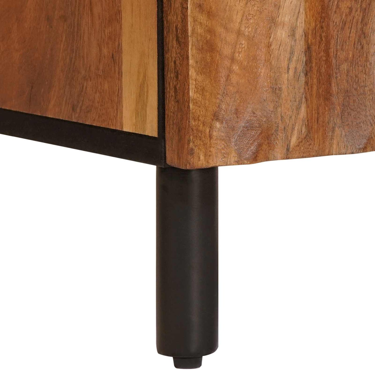 Sideboard mit Speicher Akazienbraune Oberfläche 40 x 33 x 75 cm