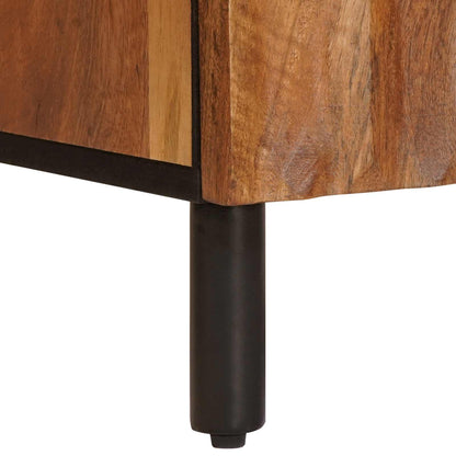 Sideboard mit Speicher Akazienbraune Oberfläche 40 x 33 x 75 cm