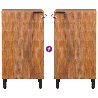 Sideboard mit Speicher Akazienbraune Oberfläche 40 x 33 x 75 cm