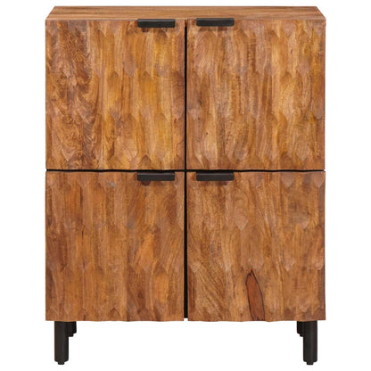 Sideboard mit Speicher Akazienbraune Oberfläche 60 x 33 x 75 cm
