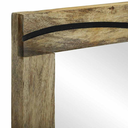 Badezimmer Spiegel mit Spiegel Braun 70 x 50 x 2,5 cm