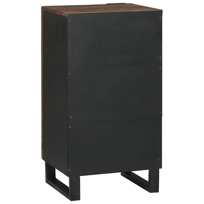 Sideboard Braun 40 x 33 x 75 cm massives Mangoholz