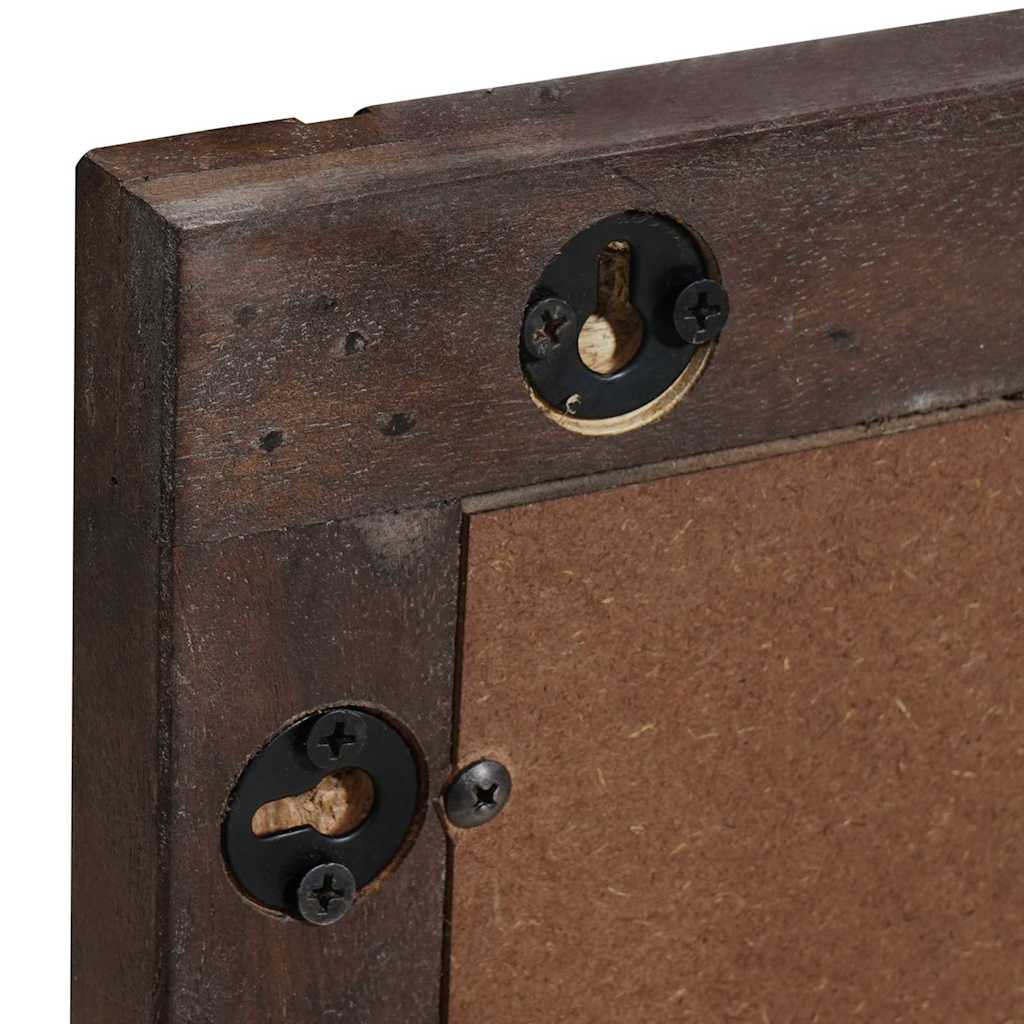 Badezimmer Spiegel Wandmontiert Braun 70 x 50 x 2,5 cm