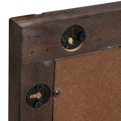 Badezimmer Spiegel Wandmontiert Braun 70 x 50 x 2,5 cm