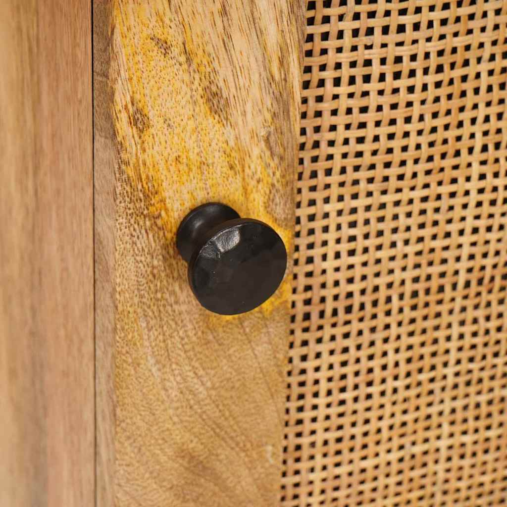 Nachttisch 2 pcs Natur 40 x 33 x 46 cm