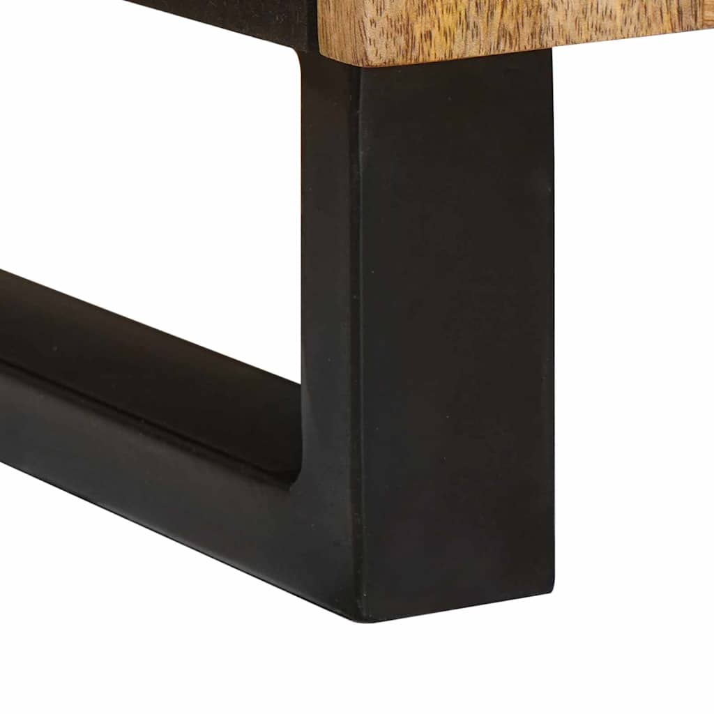 Nachttisch 2 pcs Natur 40 x 33 x 46 cm Massivholz Mango