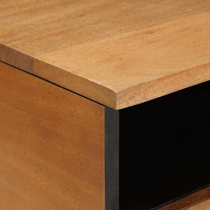 Couchtisch Hellbraun 80 x 54 x 40 cm Massivholz Akazie