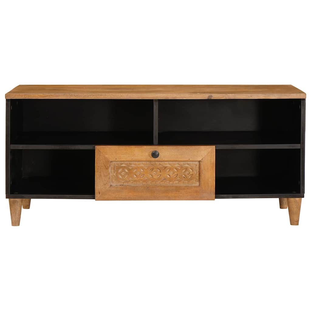 TV-Einheiten mit Regal Hellbraun 105 x 33 x 46 cm Holzwerkstoff