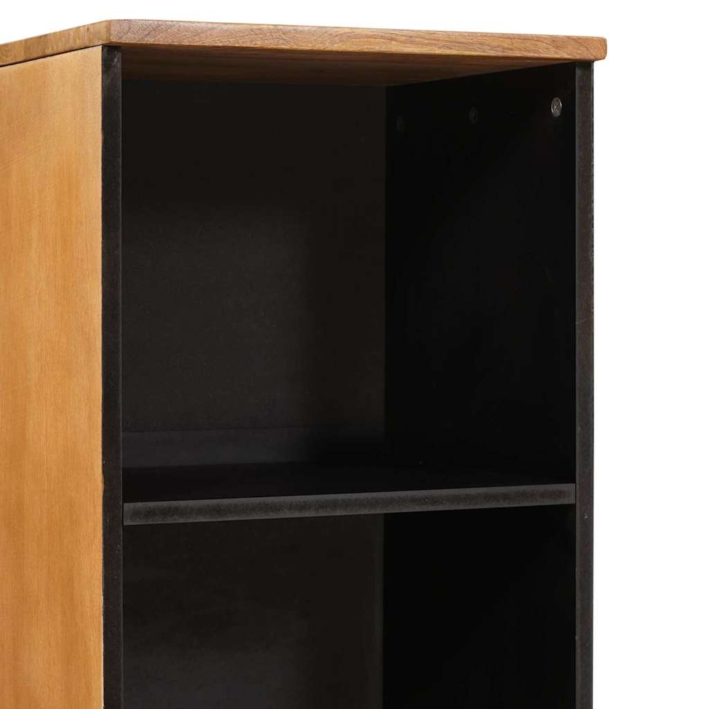 Badezimmerschrank Hellbraun 38 x 33 x 160 cm Holzwerkstoff