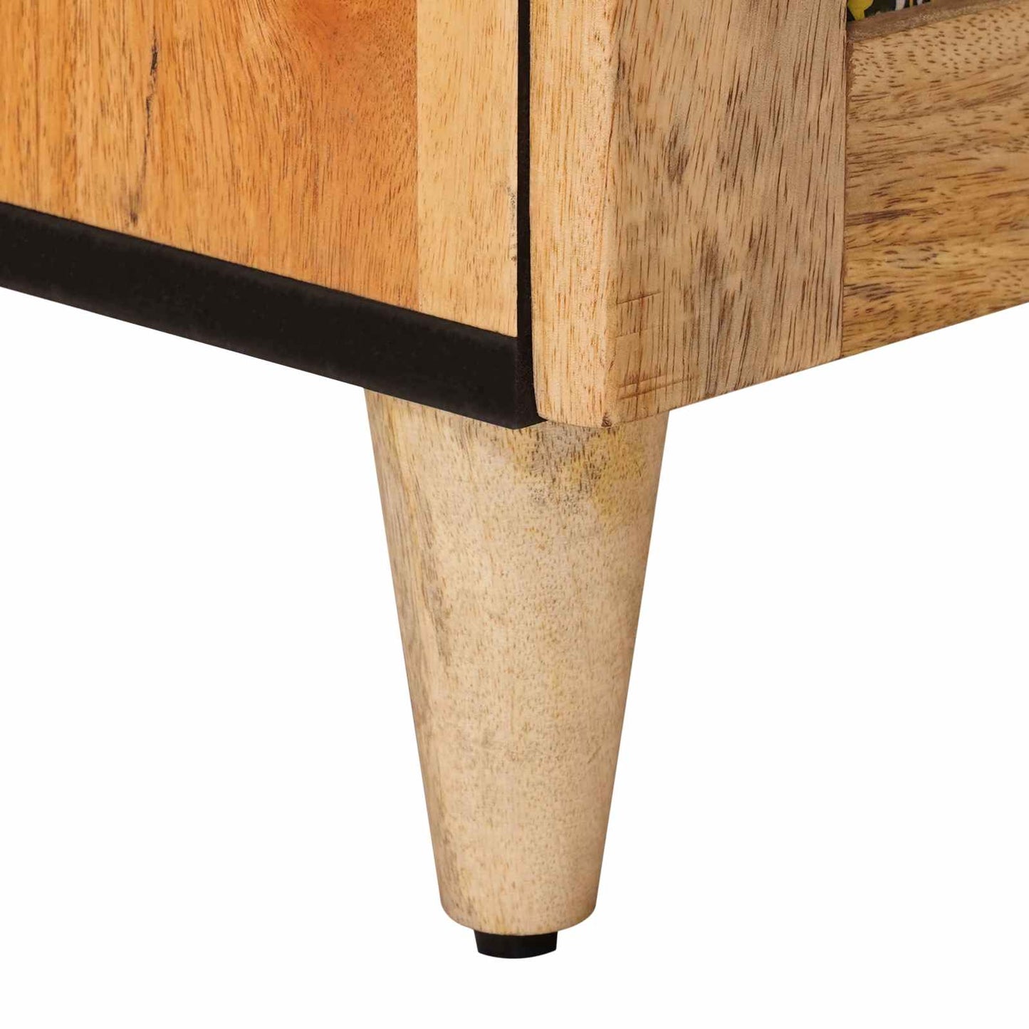 Nachttisch 2 pcs Natur 40 x 33,5 x 46 cm Massivholz Mango