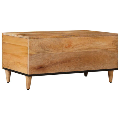 Couchtisch Natur 80 x 50 x 40 cm Massivholz Mango