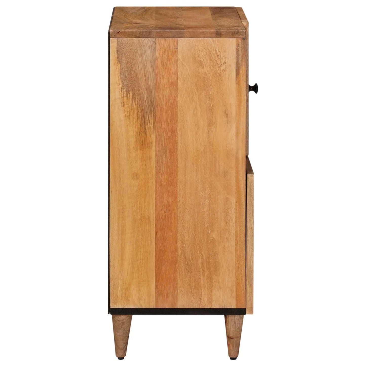 Sideboard mit Speicher Natur 80 x 33,5 x 75 cm Massivholz Mango