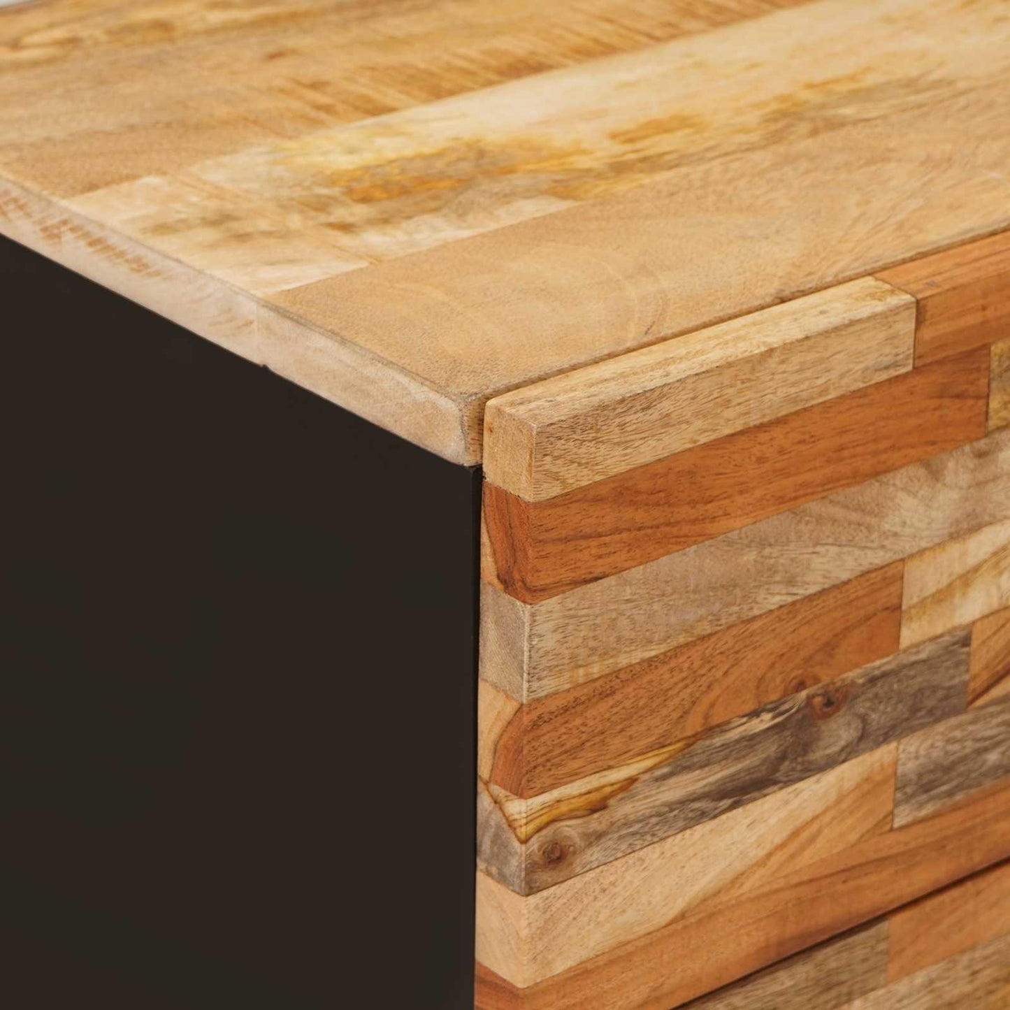 Bettkasten Braun 50 x 33 x 62 cm Massivholz Mango