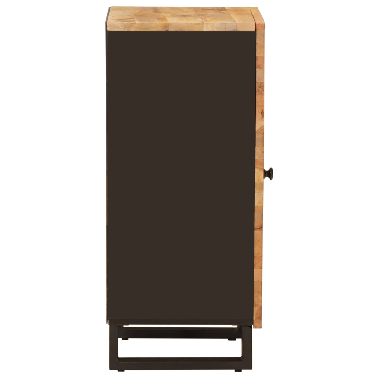Seitenschrank mit Tür Braun 40 x 33 x 75 cm Massivholz Mango