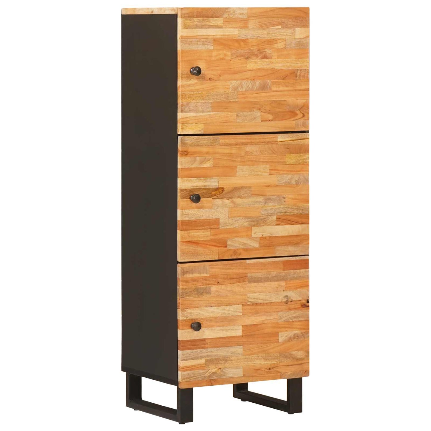 Aufbewahrung Highboard Braun 40 x 33 x 110 cm Massivholz Mango